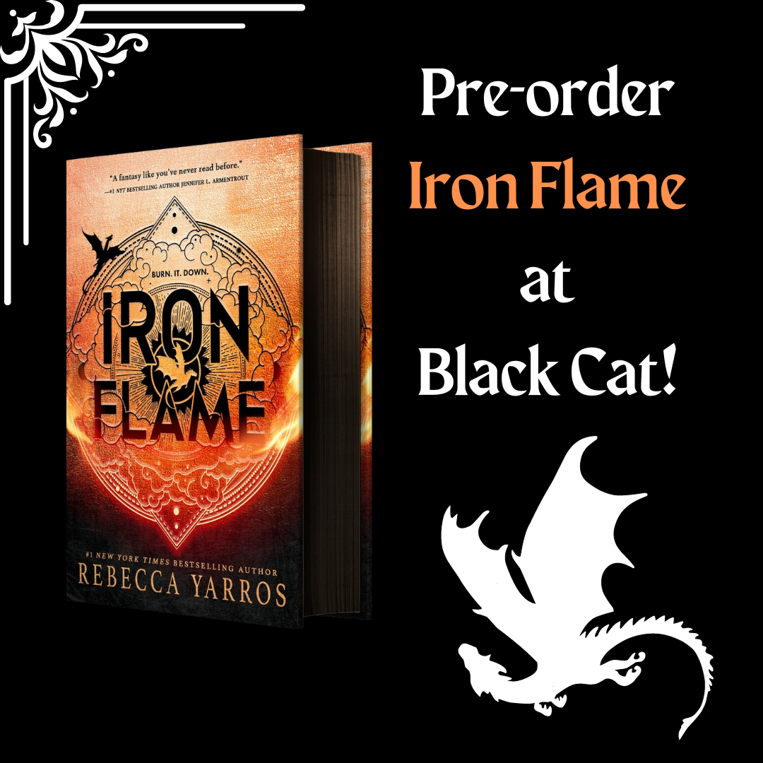 Preorder Iron Flame at Black Cat Books & Oddities | Black Cat Books
